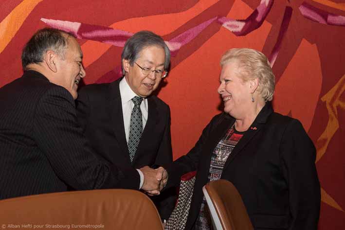 Shigekazu Nagata, Toichi Sakata and Catherine Trautmann