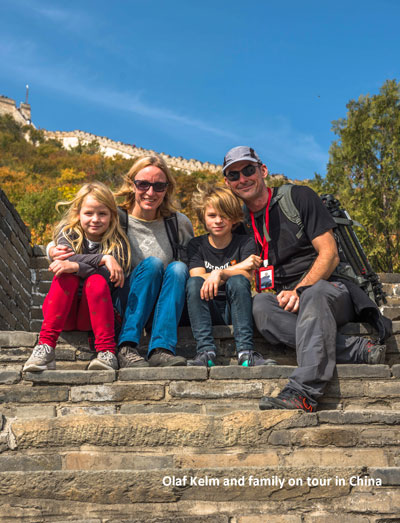 Olaf Kelm and family
