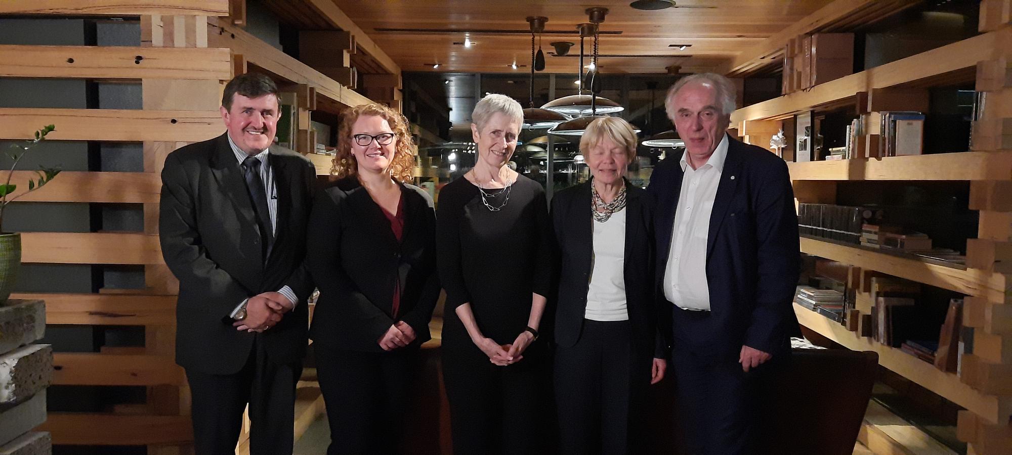 HFSP meeting with Anne Kelso, Chief Executive Officer and Tony Krizan, Executive Director Corporate Operations & Information of Australia National Health and Medical Research Council (NHMRC). 