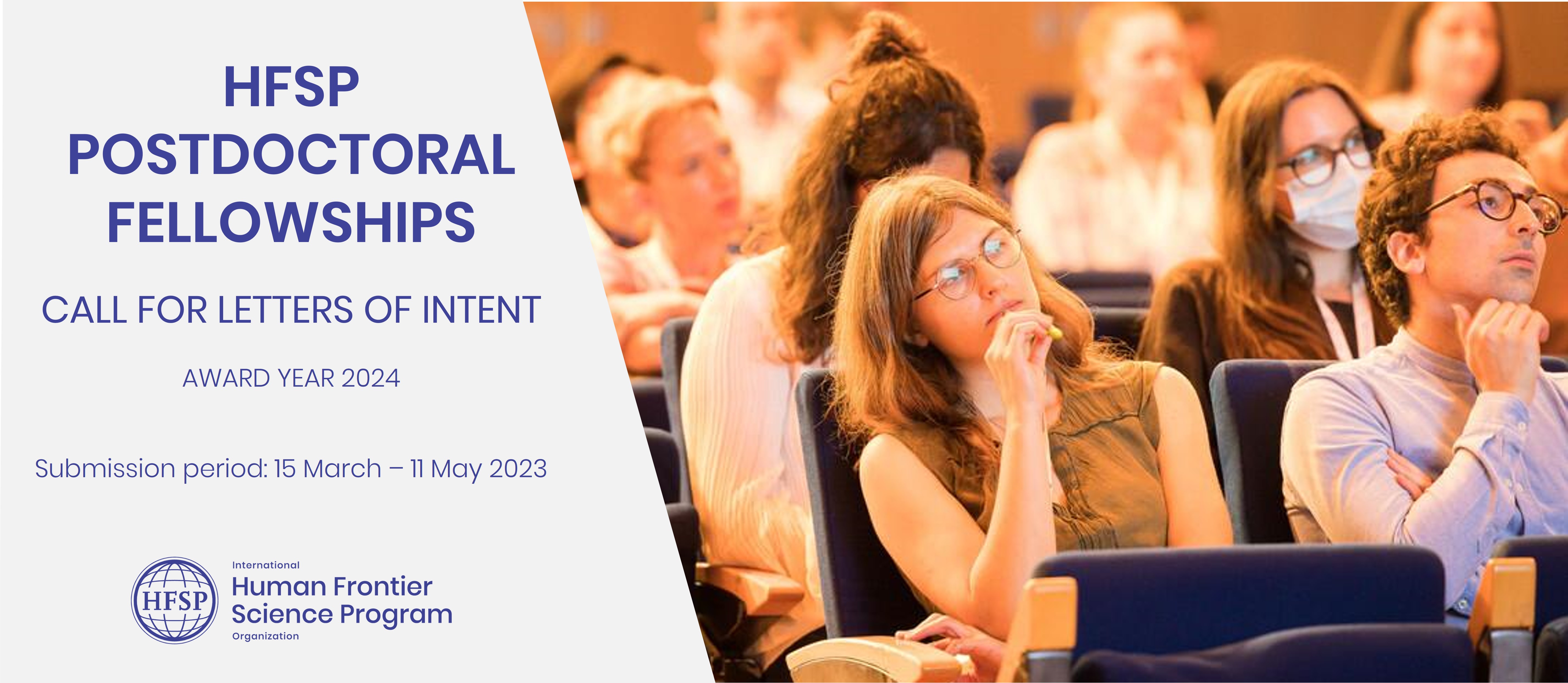 HFSP Postdoctoral Fellowships 2024: applicants should carefully read the application guidelines.