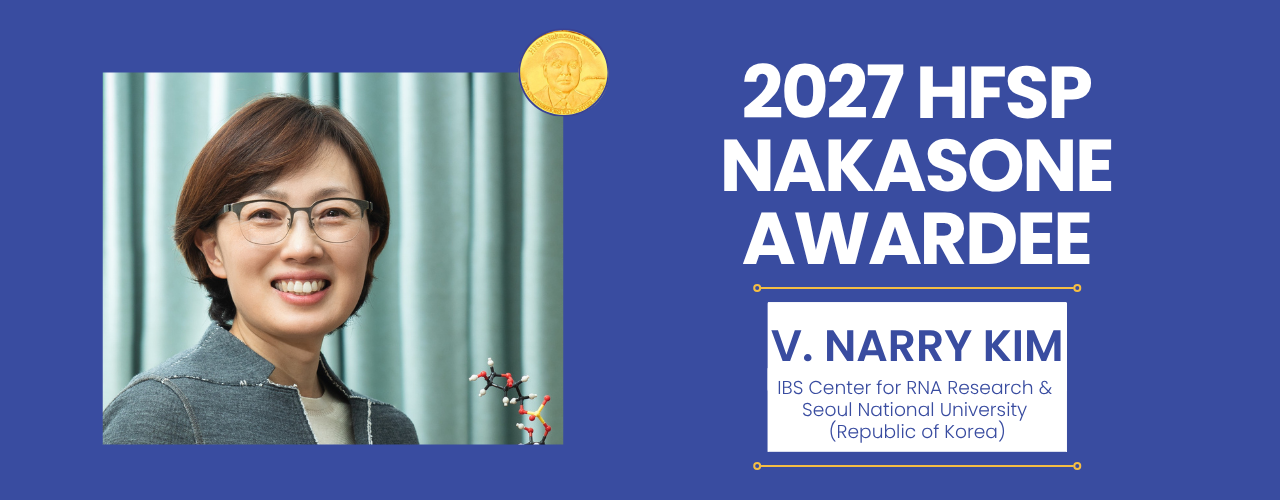 V. Narry Kim wins 2027 HFSP Nakasone Award