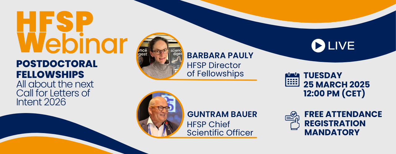 #2 HFSP Webinar Fellowships