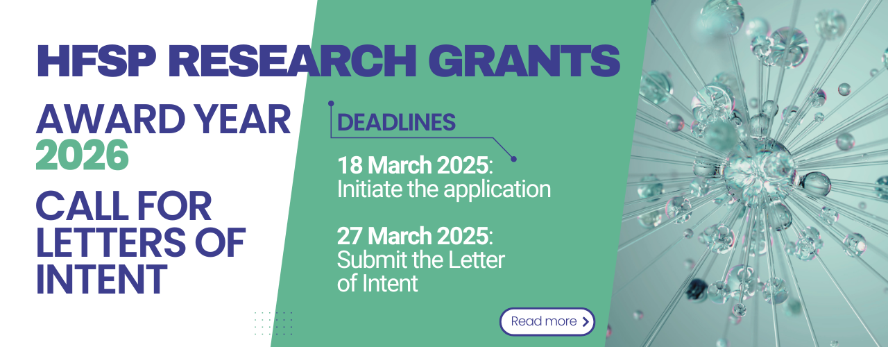 HFSP Research Grants Call for Letters of Intent 2026