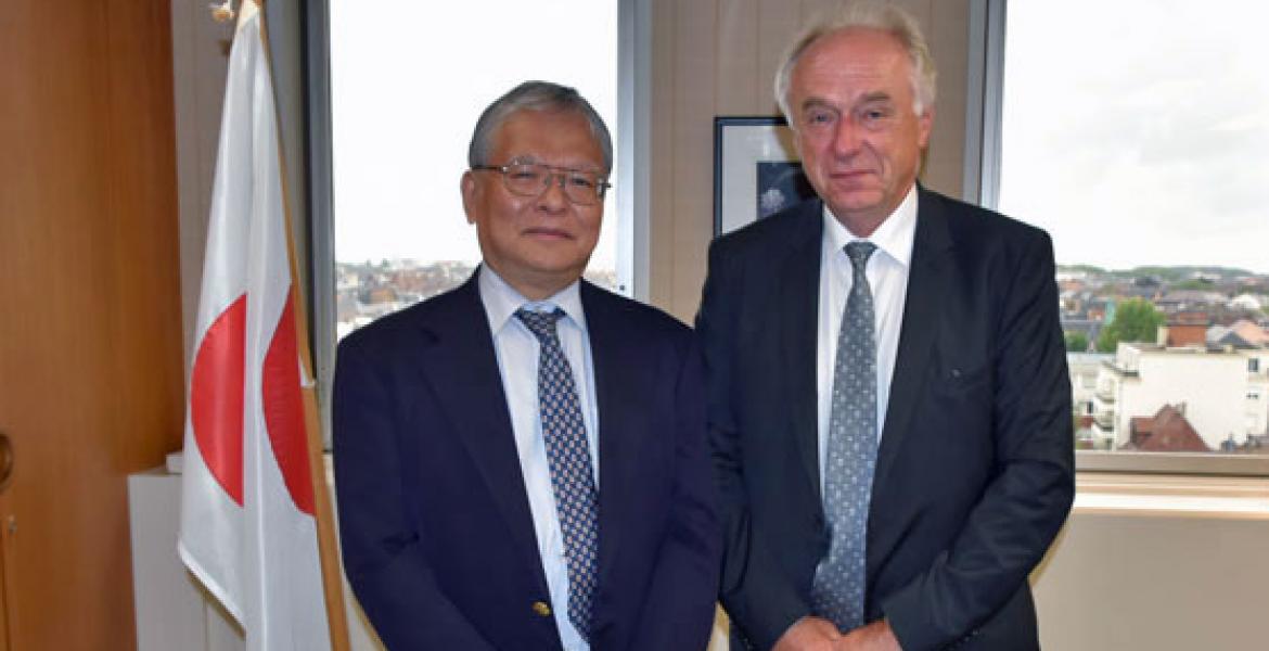 Pavel Kabat and Consul General of Japan