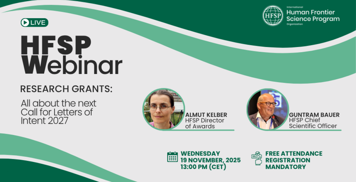 HFSP Webinar 2025: Research Grants